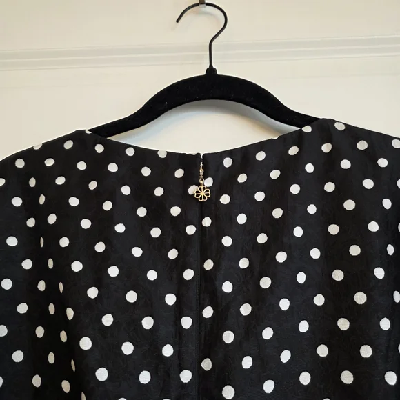 Kate Spade New York Harmony Dot Cloqué Top Size 14 - Picture 5 of 6